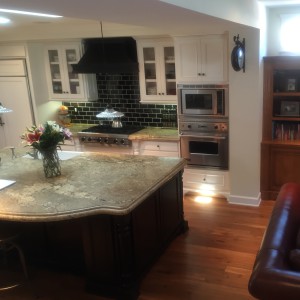 high quality kitchen with a huge center island